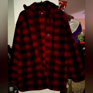 Lee Buffalo plaid Sherpa jacket size xlarge